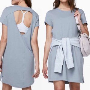 Lululemon Day Tripper Pima Cotton Cutout Back Dress